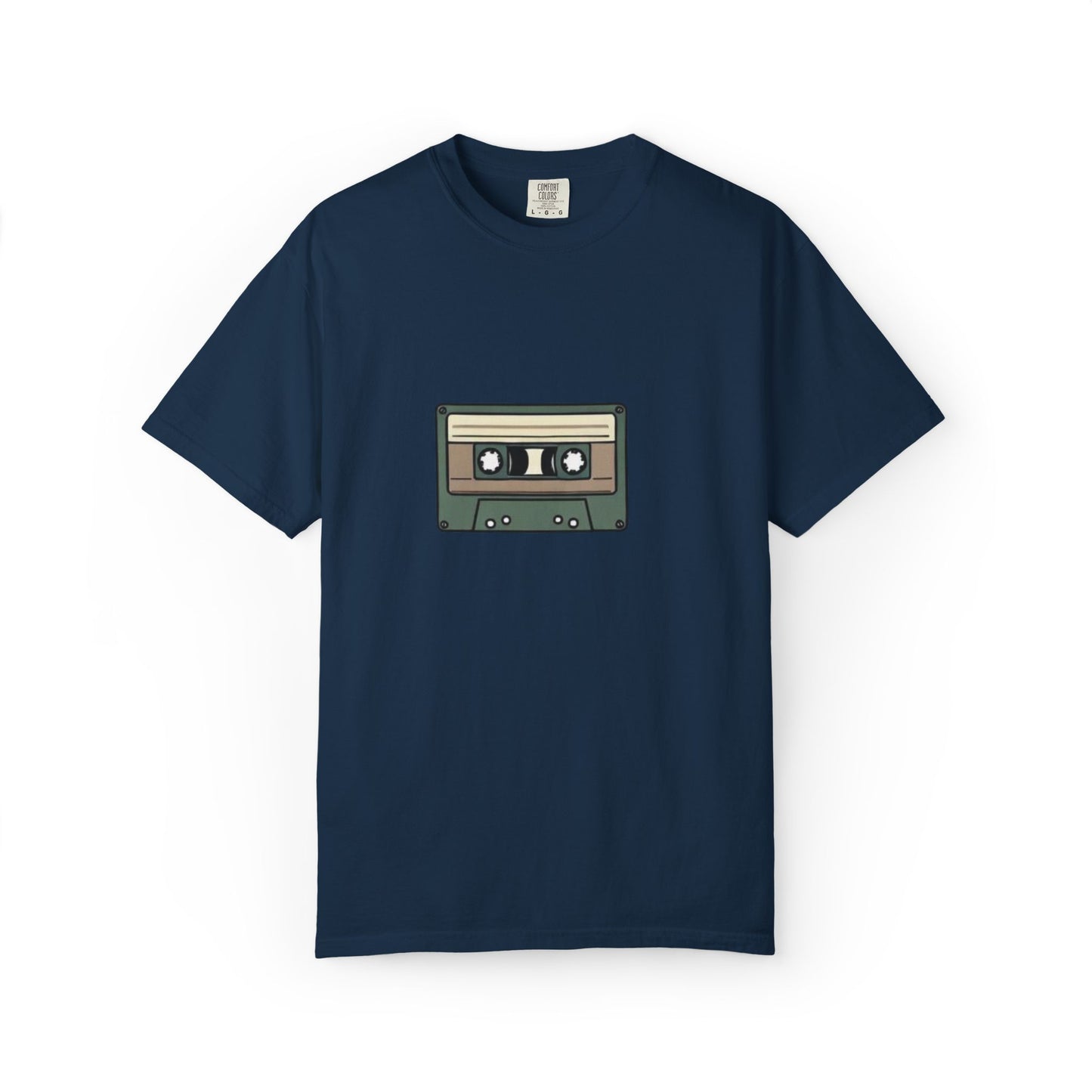 Audio Cassette - of Unisex Garment-Dyed T-shirt
