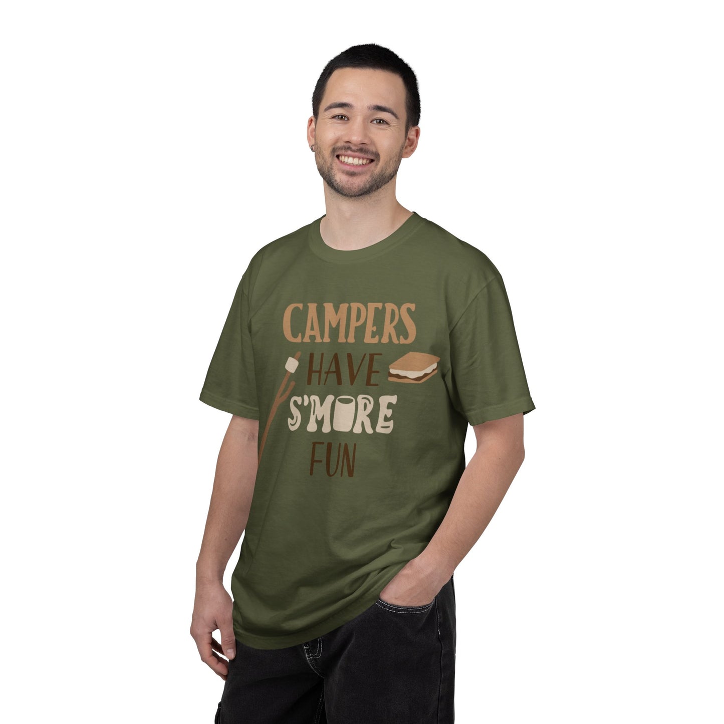 Campers Adventure Mountain Tee Belays Ropes Fun Activities Unisex Heavy Cotton T-Shirt