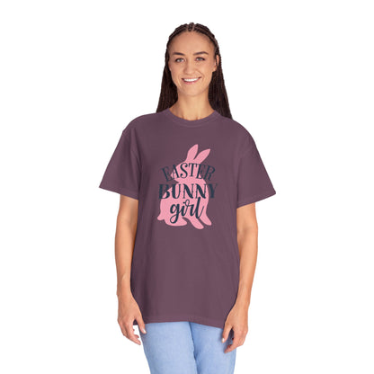 Easter Bunny Girl Holy Week Celebration Spring Festival Tee Christian Holiday Excitement Eggs Good Friday  Unisex Heavy Cotton T-Shirt