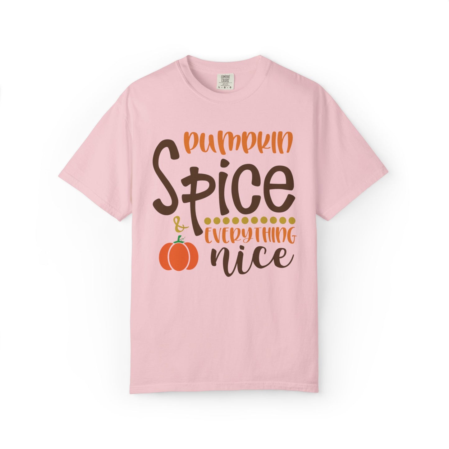 Pumpkin Spice & Everything Nice Halloween Autumn Delight Pumpkin Lovers Tee Seasonal Spices Fall Fusion Unisex Heavy Cotton T-Shirt