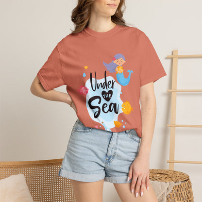 Under The Sea Oceanic Enchantment Tee Marine Life Wonders Unseen Depths Unisex Heavy Cotton T-Shirt