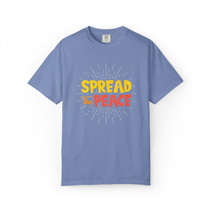 Spread The Peace Trendy Tee Encouraging Anti-violence Unity Kindness Humble Positivity Unisex Heavy Cotton T-Shirt