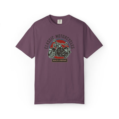 Classic Motorcycles Custom Engine Club Motorbike Lovers Trendy Tee High-speed Rider Adventure Racer Unisex Heavy Cotton T-Shirt