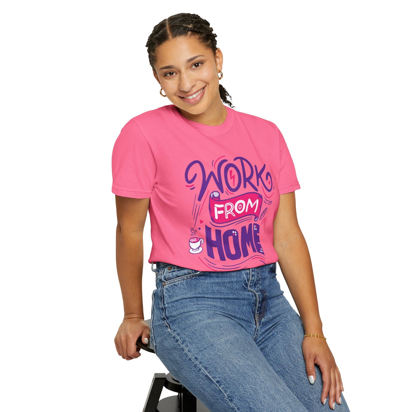 Work From Home Internet Connectivity Remote Work Benefits Virtual Meetings Tee Collaboration Tools Unisex Heavy Cotton T-Shirt