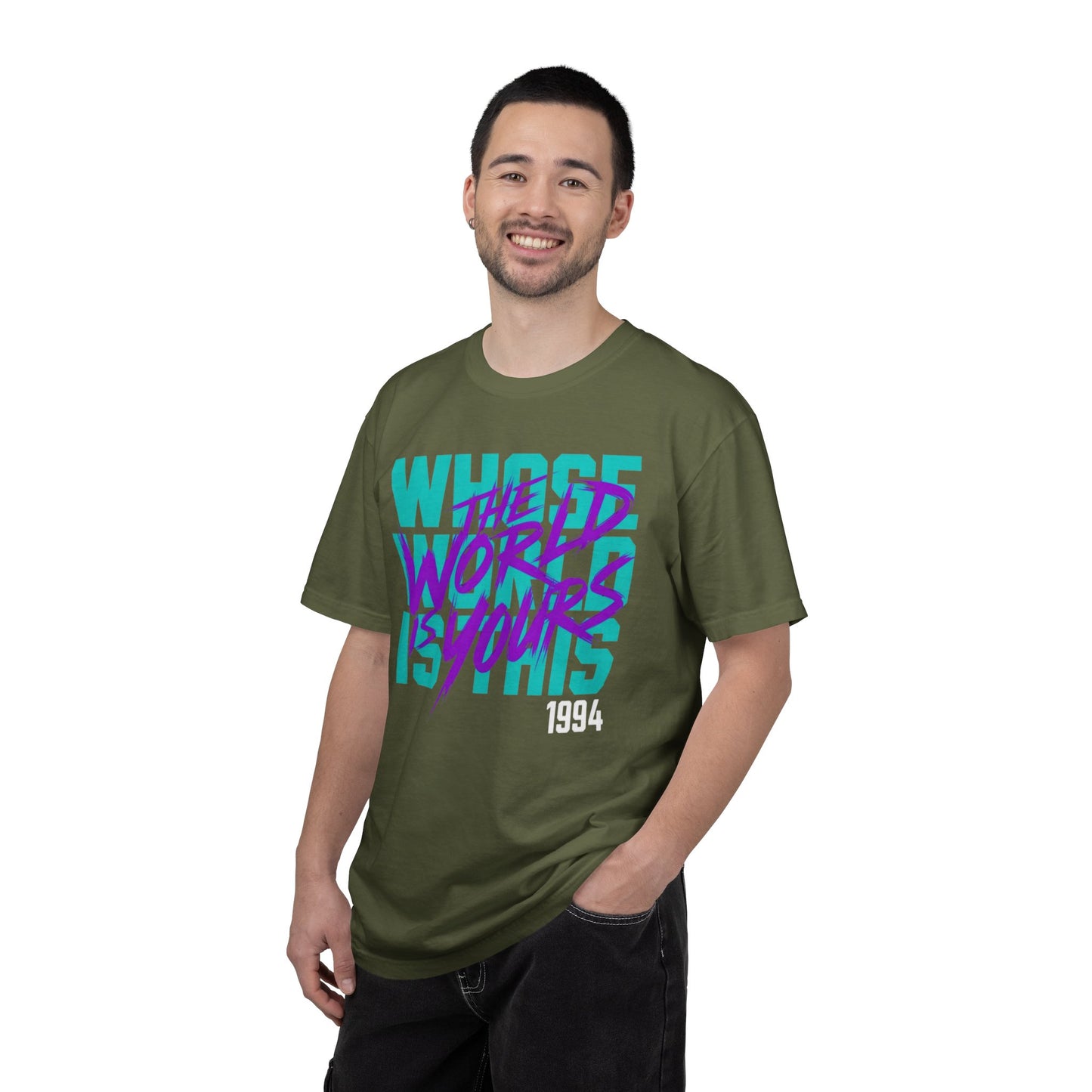 The World Is Yours Unisex Garment-Dyed T-shirt