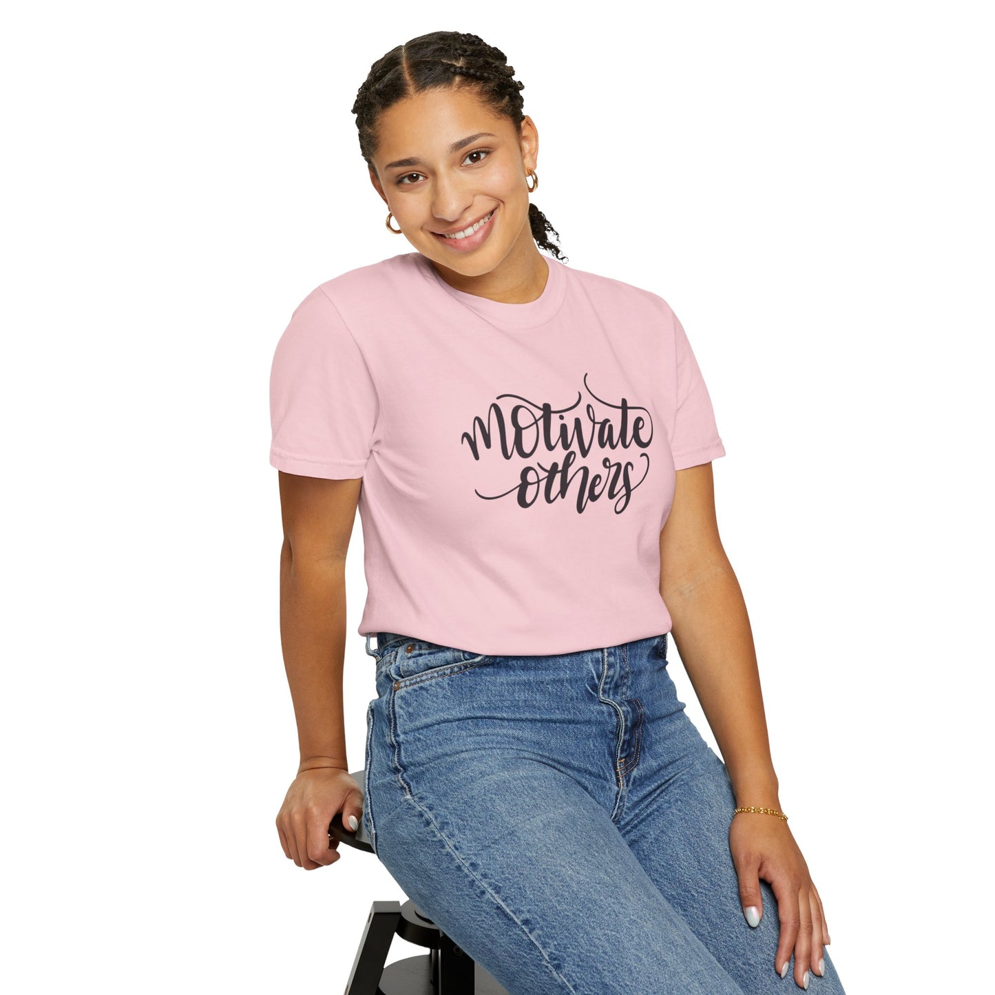 Motivate Others Leadership Inspiration Tee Positive Feedback Passion Self-Belief Professional Attitude Unisex Heavy Cotton T-Shirt