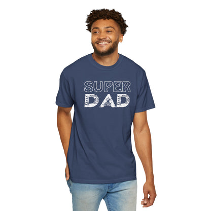 Super Dad Embracing Fatherhood Tee Growing Our Family Anticipating Parenthood Unisex Heavy Cotton T-Shirt