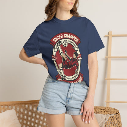 Soccer Champion Heartwarming Sweet Tee Charismatic Passion Unisex Heavy Cotton T-Shirt