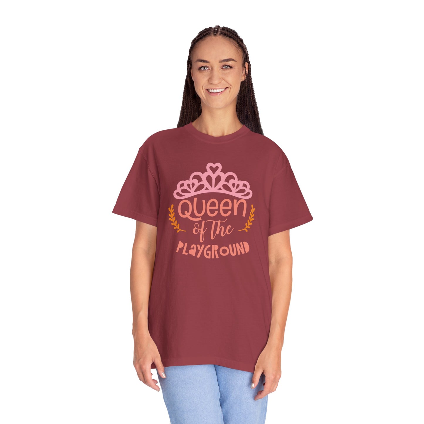 Queen Of The Playground Playtime Learning Objectives Early Toddlers Tee Childhood Development Unisex Heavy Cotton T-Shirt