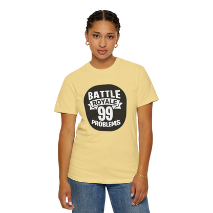 Battle Royal Multiplayer Madness Tee Thrilling Elimination High-Stakes Combat Unisex Heavy Cotton T-Shirt