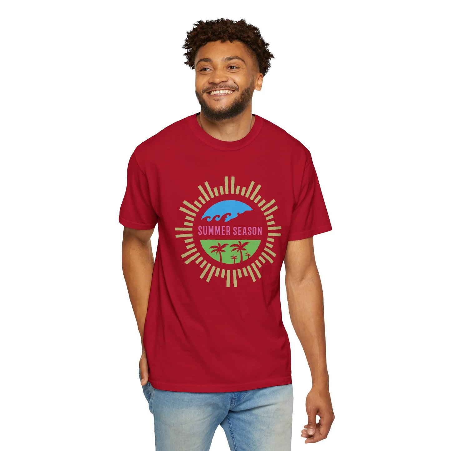 Summer Season Heat Long Days Cool Tee Unisex Heavy Cotton T-Shirt