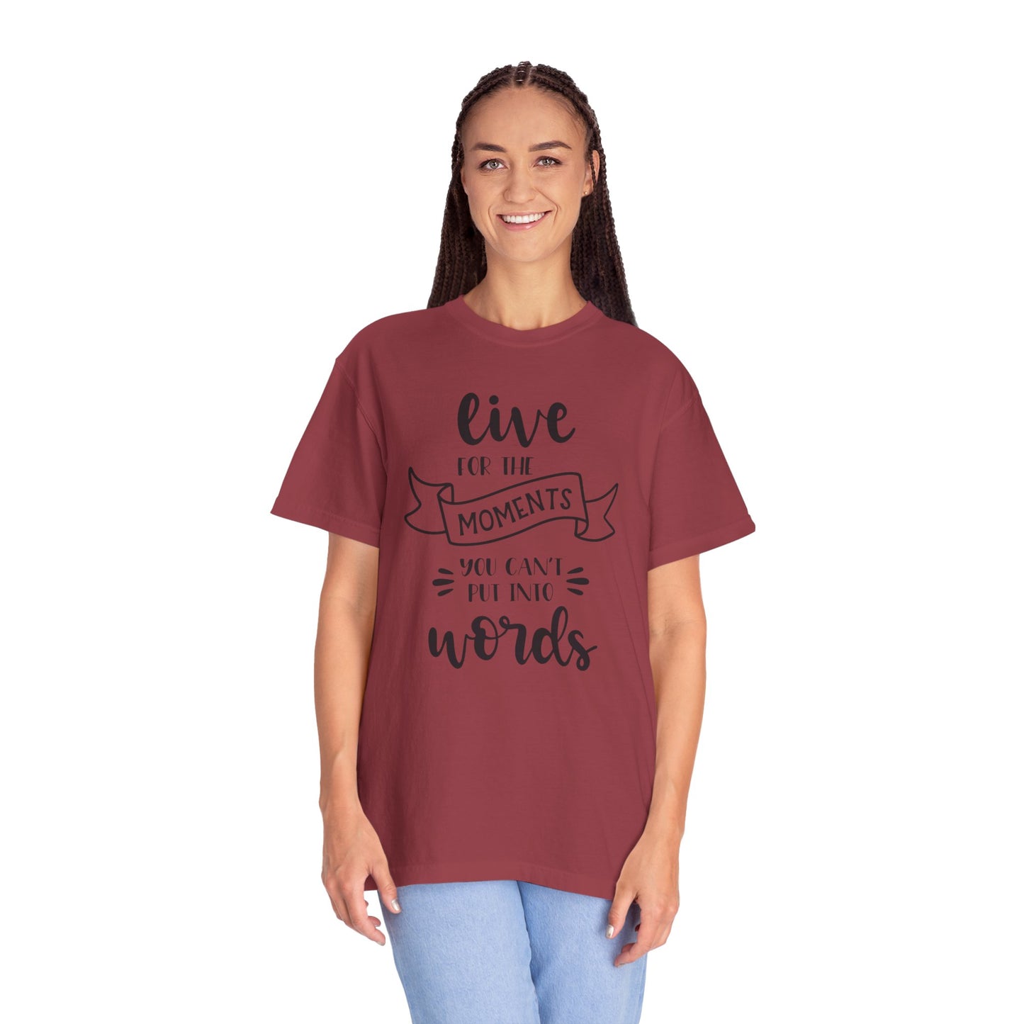 Live For The Moments Simple Pleasures Small Joys Tee Everyday Delights Tiny Treasures Unisex Heavy Cotton T-Shirt