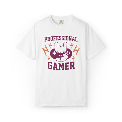Professional Gamer Warriors Tee Non-Stop Playing Gaming Obsession Unisex Heavy Cotton T-Shirt