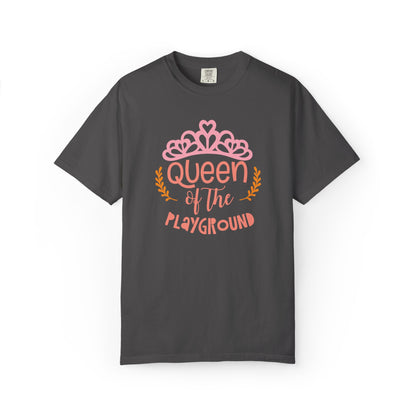 Queen Of The Playground Playtime Learning Objectives Early Toddlers Tee Childhood Development Unisex Heavy Cotton T-Shirt