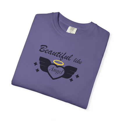 Beautiful Like Angel Politeness Tee Confidence Boost Stunning Gracefulness Unisex Heavy Cotton T-Shirt