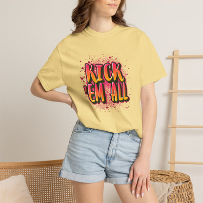 Kick Em All Unisex Heavy Cotton T-Shirt