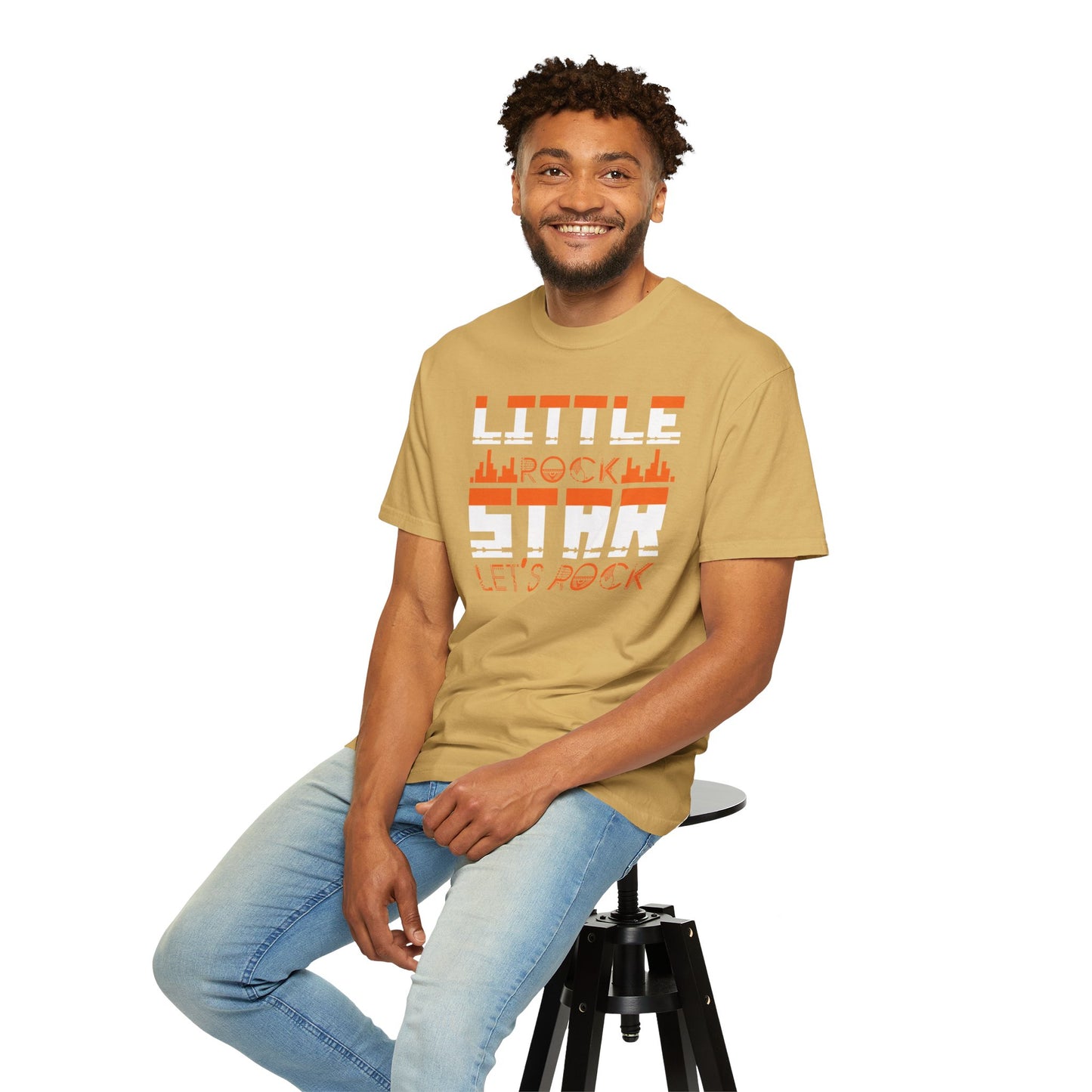 Thrilling Little Rock Star Born To Rock Rock And Roll Passion Rocker At Heart Rock Enthusiasm Unisex Heavy Cotton T-Shirt