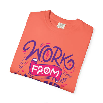 Work From Home Internet Connectivity Remote Work Benefits Virtual Meetings Tee Collaboration Tools Unisex Heavy Cotton T-Shirt