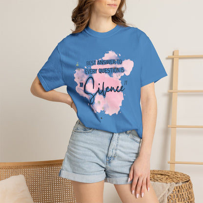 Silence - Unisex Garment-Dyed T-shirt