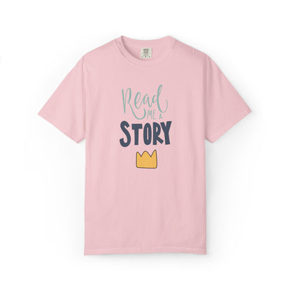 Read Me A Story Time Travel Superhero Parallel Trendy Tee Universe Fiction Connection Grand Parents Unisex Heavy Cotton T-Shirt