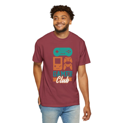 Funny Gamer Club Sarcastic Retro Gaming Gaming Consoles Gaming Community Unisex Heavy Cotton T-Shirt