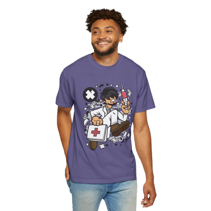 Doctor Superpower Medical Mastery Wellness Warriors Tee Medical Mentor Unisex Heavy Cotton T-Shirt