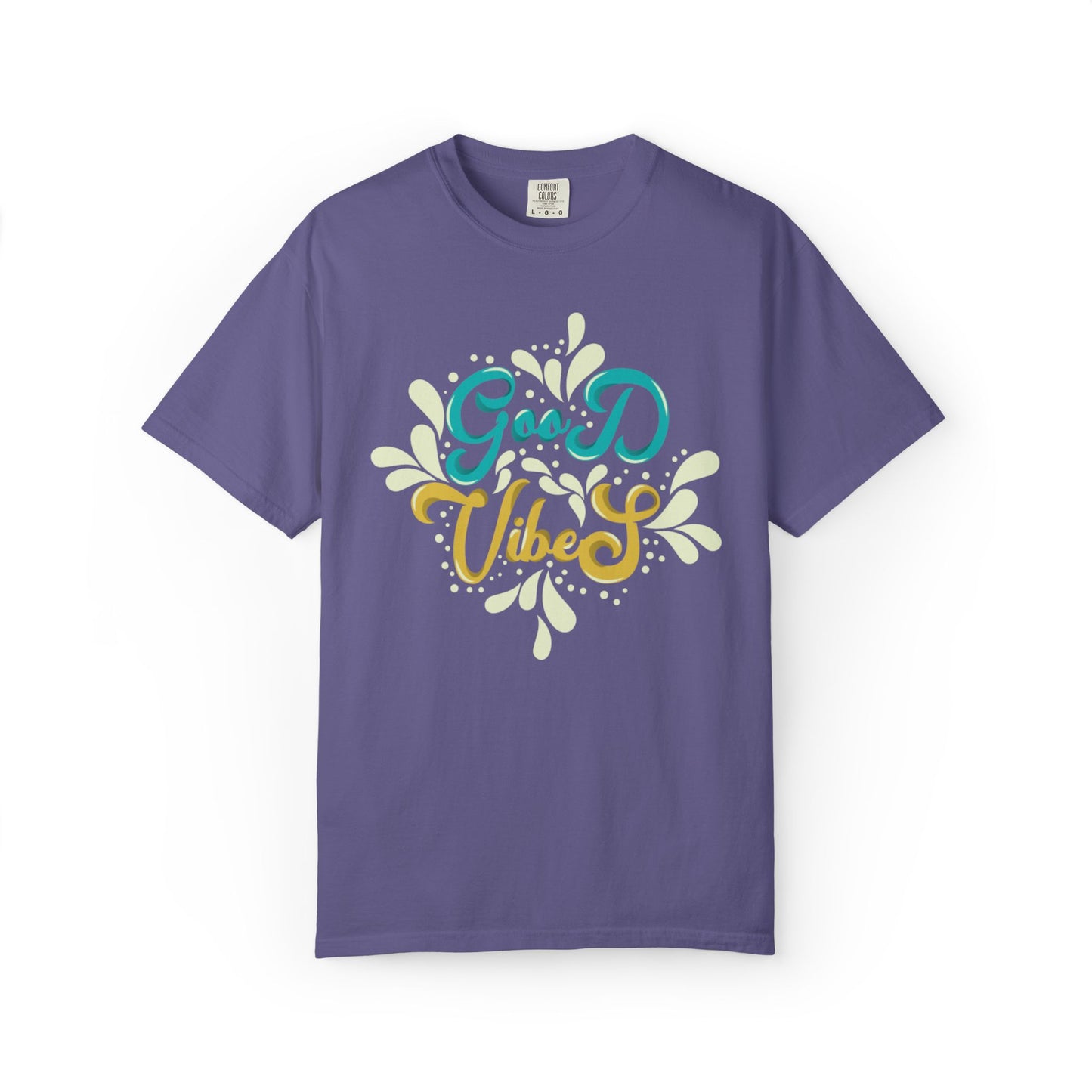 Good Vibes Motivational Tee Let Go Of Negativity Focus On Solutions Growth Mindset Unisex Heavy Cotton T-Shirt