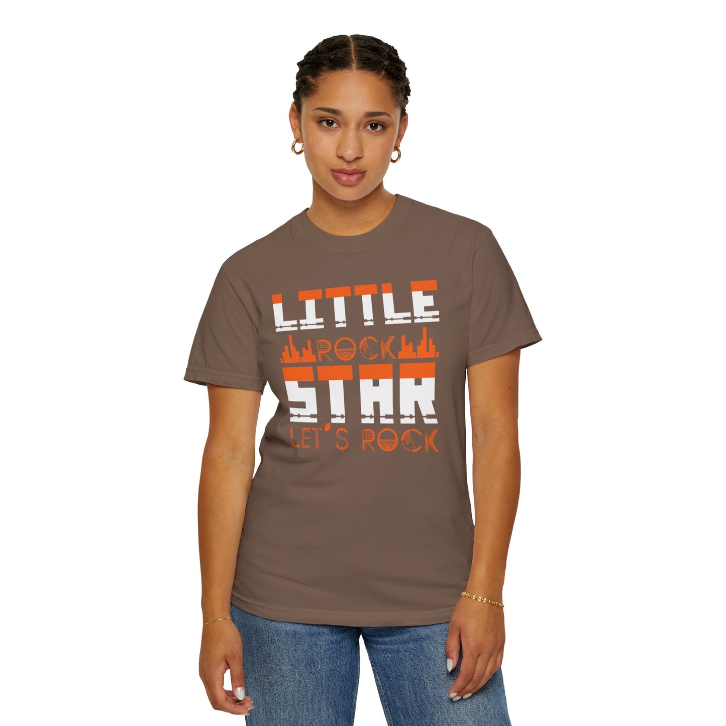Thrilling Little Rock Star Born To Rock Rock And Roll Passion Rocker At Heart Rock Enthusiasm Unisex Heavy Cotton T-Shirt