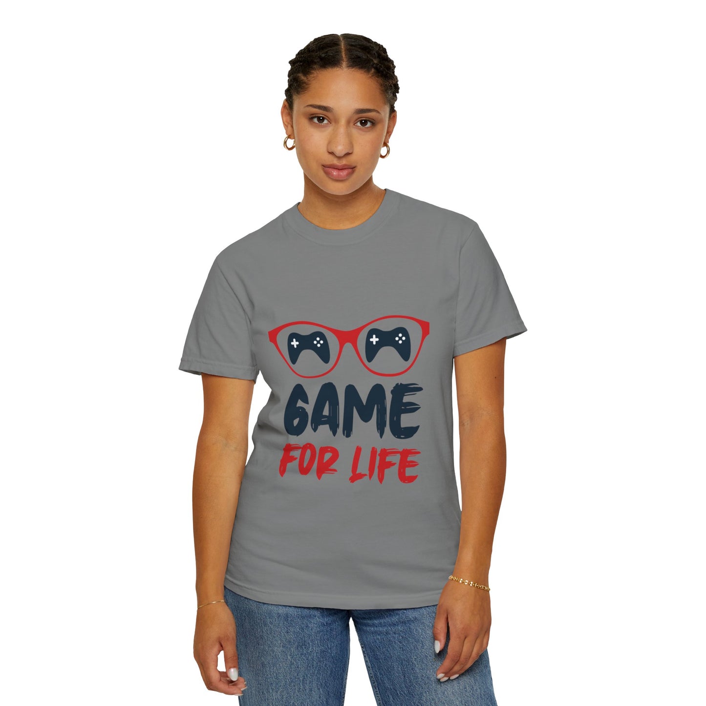 Game For Life Adventures Tee Player’s Journey Obsession Epic Battles Unisex Heavy Cotton T-Shirt