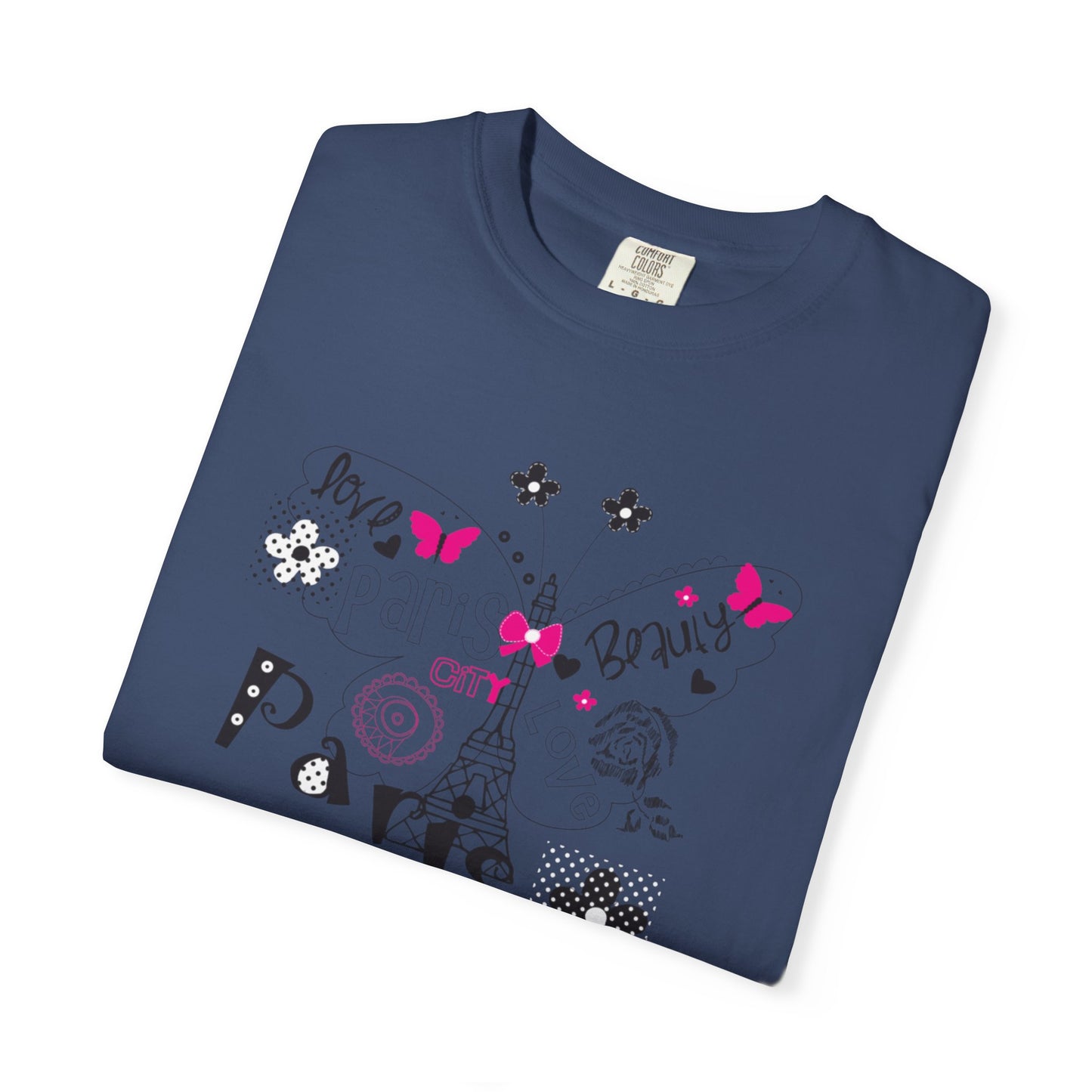 Paris Love Honeymoon Spots Candlelit Dinners Couples’ Tee Retreats Paris Fashion Unisex Heavy Cotton T-Shirt