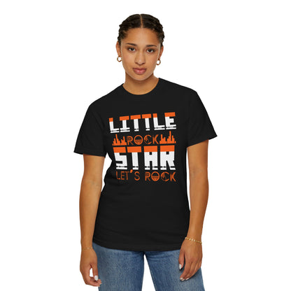 Thrilling Little Rock Star Born To Rock Rock And Roll Passion Rocker At Heart Rock Enthusiasm Unisex Heavy Cotton T-Shirt