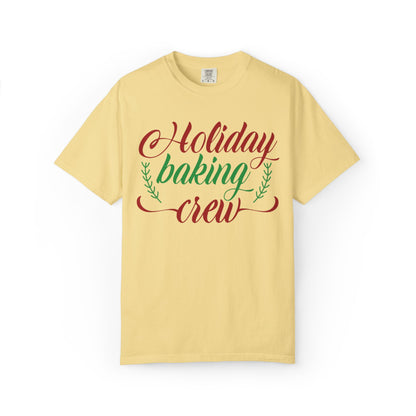 Holiday Baking Crew Xmas Cakes Christmas Cookies Festival Season Unisex Heavy Cotton T-Shirt