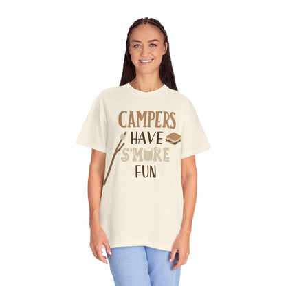 Campers Adventure Mountain Tee Belays Ropes Fun Activities Unisex Heavy Cotton T-Shirt