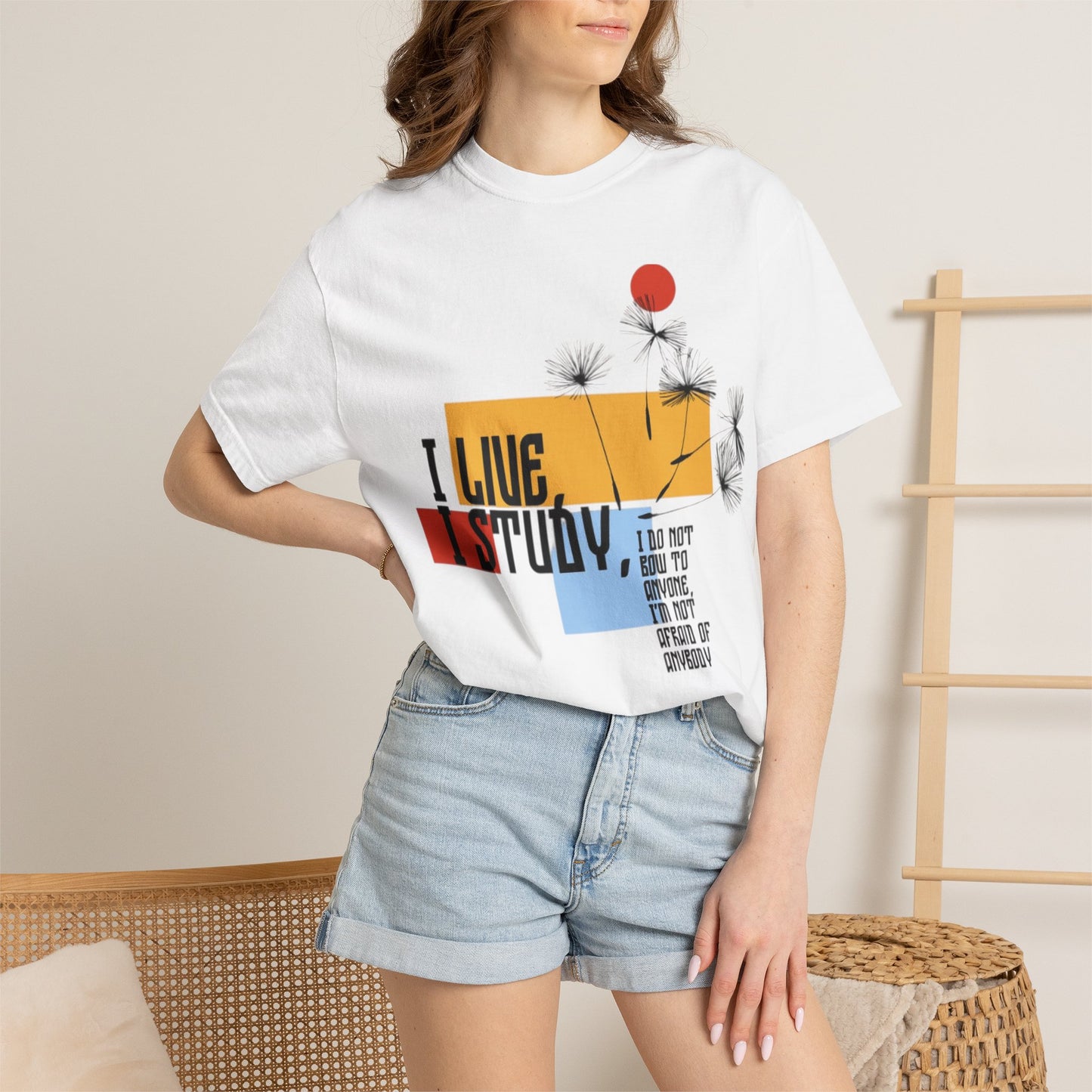 I Live I Study - Unisex Garment-Dyed T-shirt