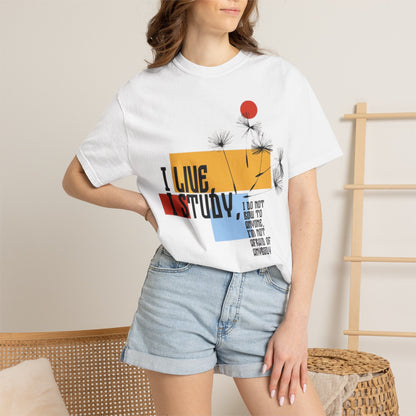 I Live I Study - Unisex Garment-Dyed T-shirt