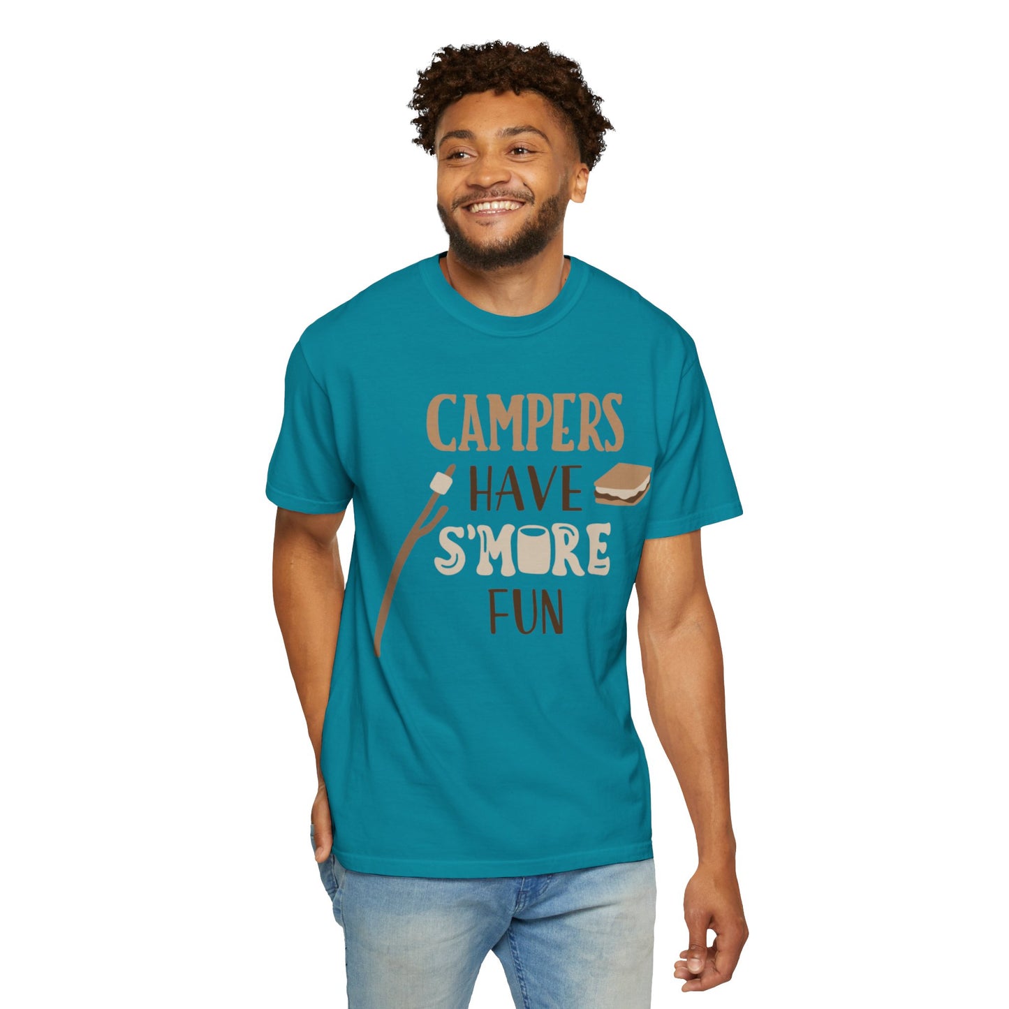 Campers Adventure Mountain Tee Belays Ropes Fun Activities Unisex Heavy Cotton T-Shirt