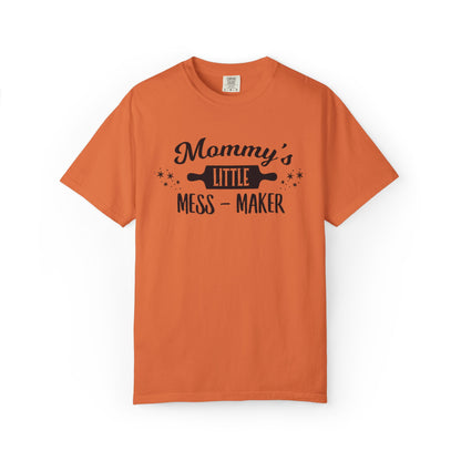 Mommy’s Little Mess-Maker Motherhood Loves Supermom Life Giver Wonder Woman Trendy Tee Unconditional Love Toddler Unisex Heavy Cotton T-Shirt