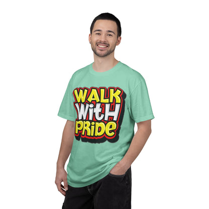 Walk With Pride Confidence Tee Aspiration Mindfulness Integrity Empowerment Unisex Heavy Cotton T-Shirt