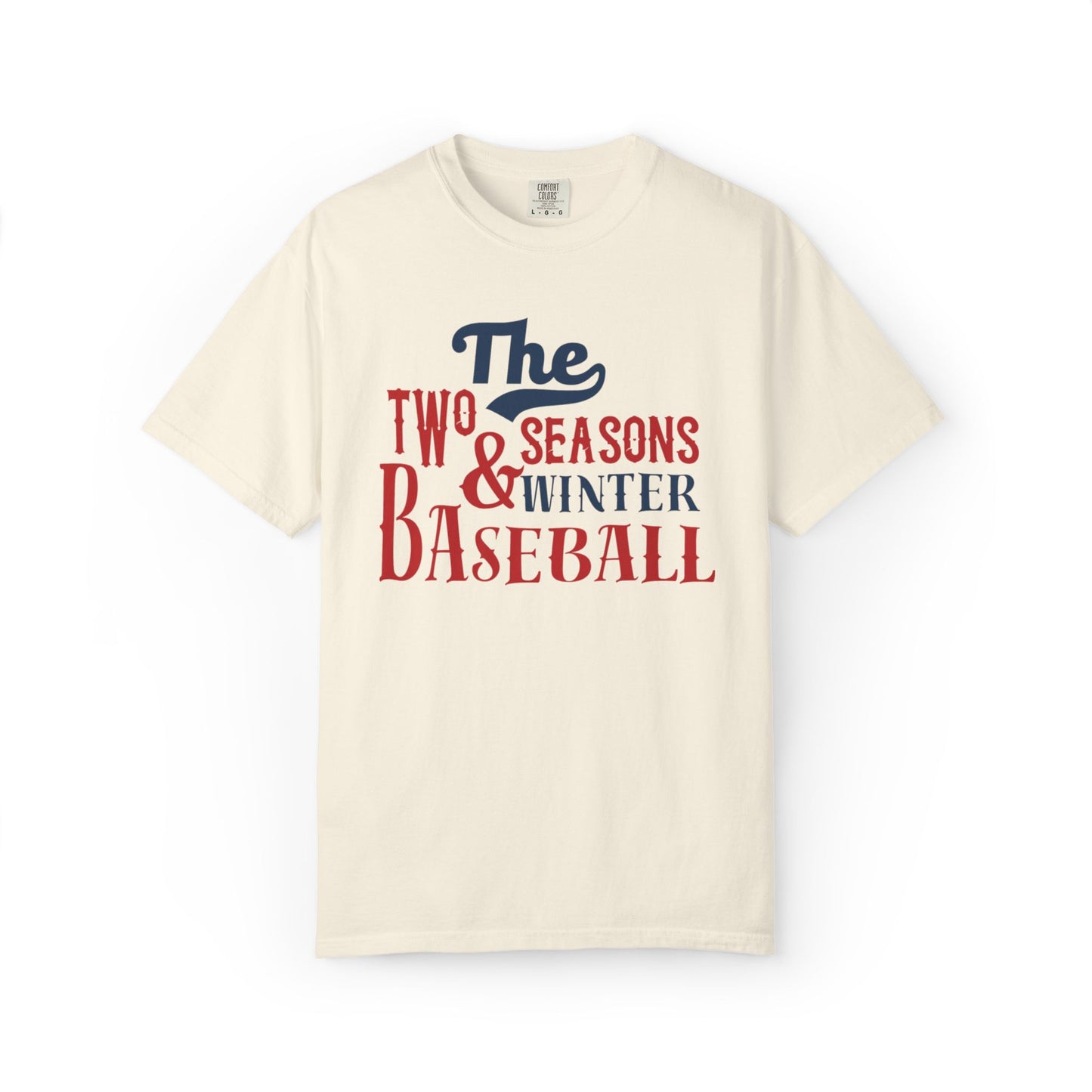 The Two Seasons Winter & Baseball Pitcher’s Snow Peace Tee Scoreboard Smiles Inning Of Joy Unisex Heavy Cotton T-Shirt