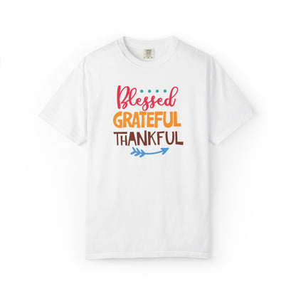 Blessed Grateful ThankfulAppreciate Everything Lovers Tee Positivity Self-Sufficiency Satisfaction Unisex Heavy Cotton T-Shirt