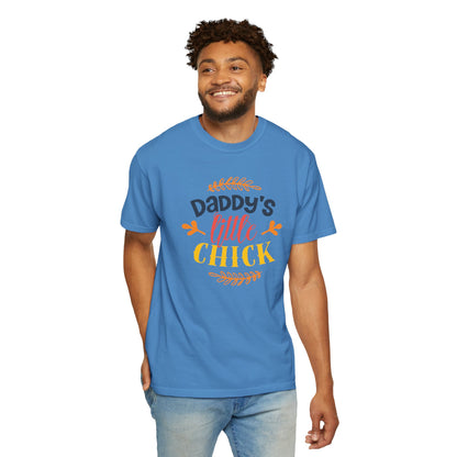 Daddy’s Little Chick Confidence Tee Elegance Charming Appealing Beauty Easter Celebration Unisex Heavy Cotton T-Shirt