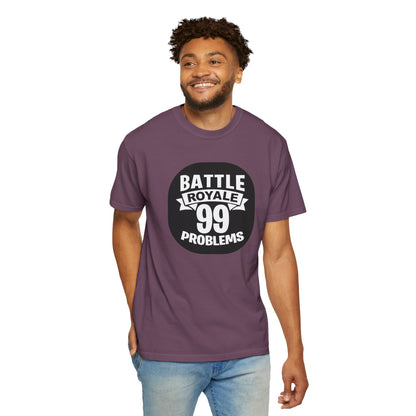 Battle Royal Multiplayer Madness Tee Thrilling Elimination High-Stakes Combat Unisex Heavy Cotton T-Shirt