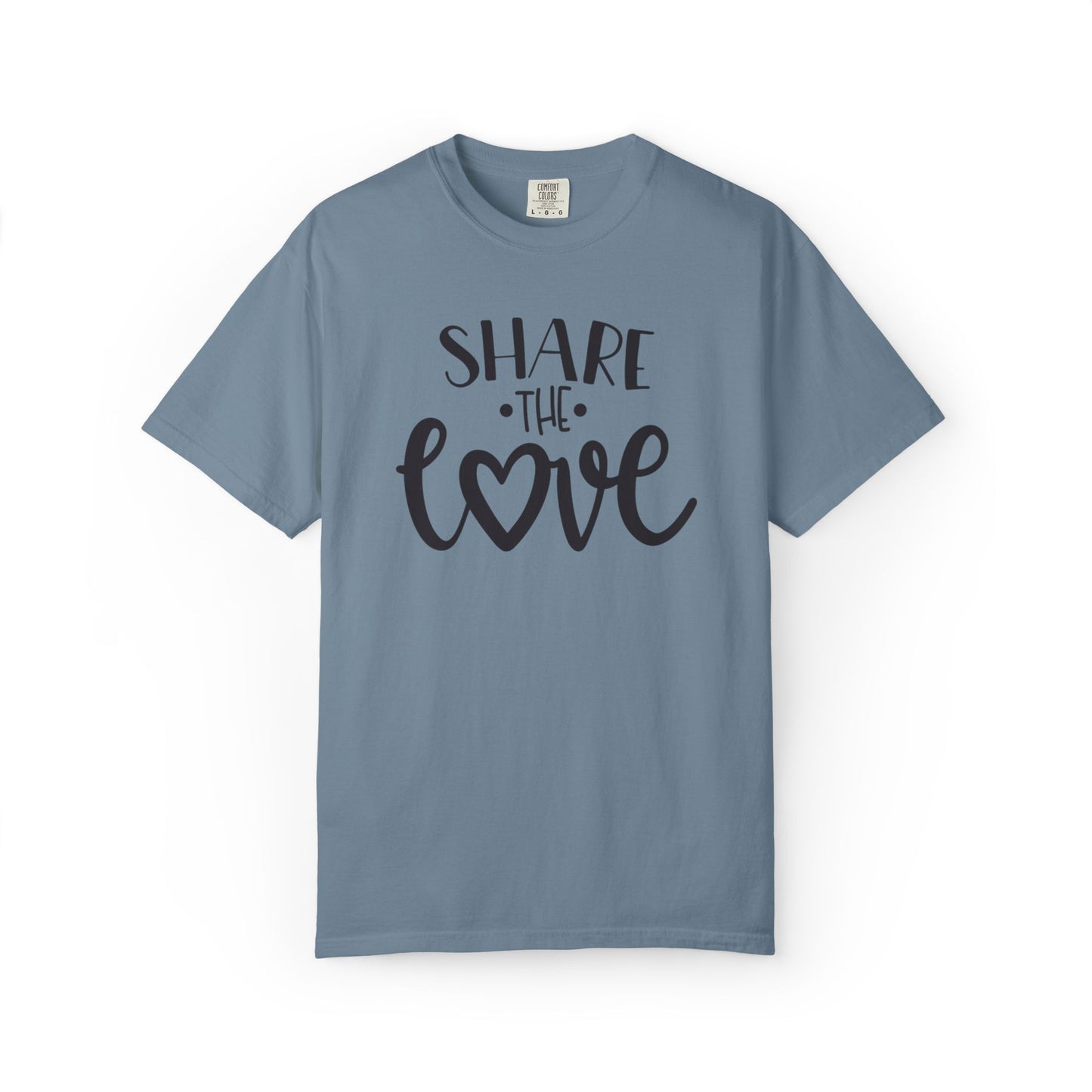 Share The Love Kindness Tee Compassion Empathy Support Community Affection Unisex Heavy Cotton T-Shirt