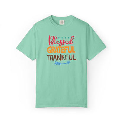 Blessed Grateful ThankfulAppreciate Everything Lovers Tee Positivity Self-Sufficiency Satisfaction Unisex Heavy Cotton T-Shirt