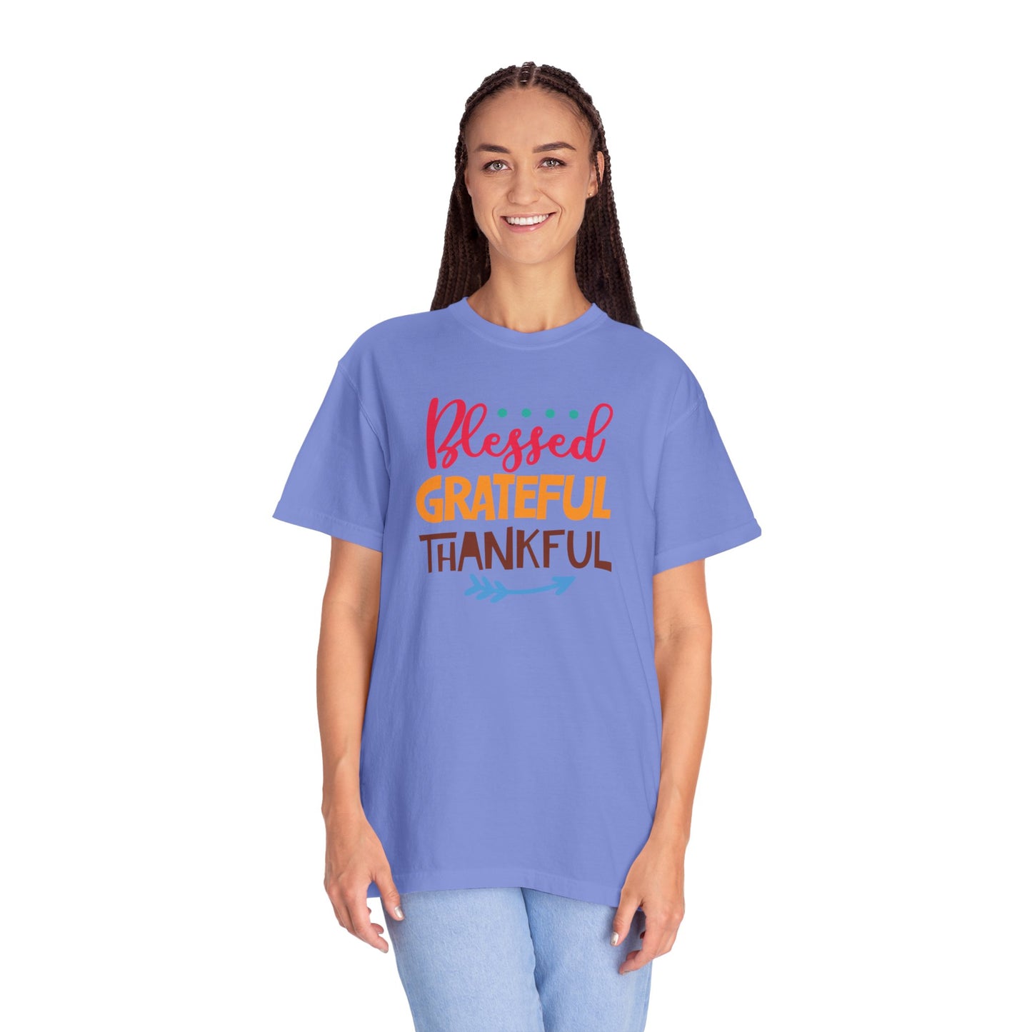 Blessed Grateful ThankfulAppreciate Everything Lovers Tee Positivity Self-Sufficiency Satisfaction Unisex Heavy Cotton T-Shirt