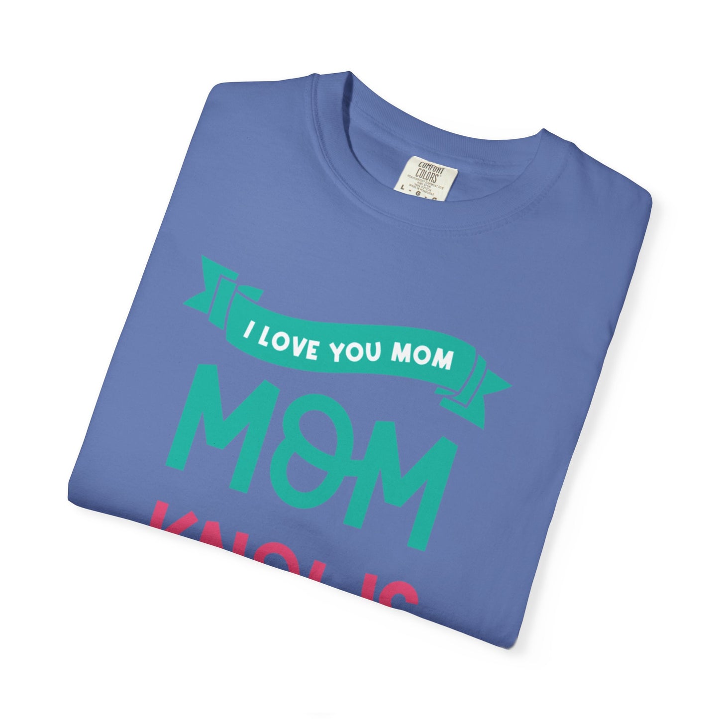 Mom Knows Best Strong Motherhood Heartfelt Guidance Tee Nurturing Knowledge Unisex Heavy Cotton T-Shirt
