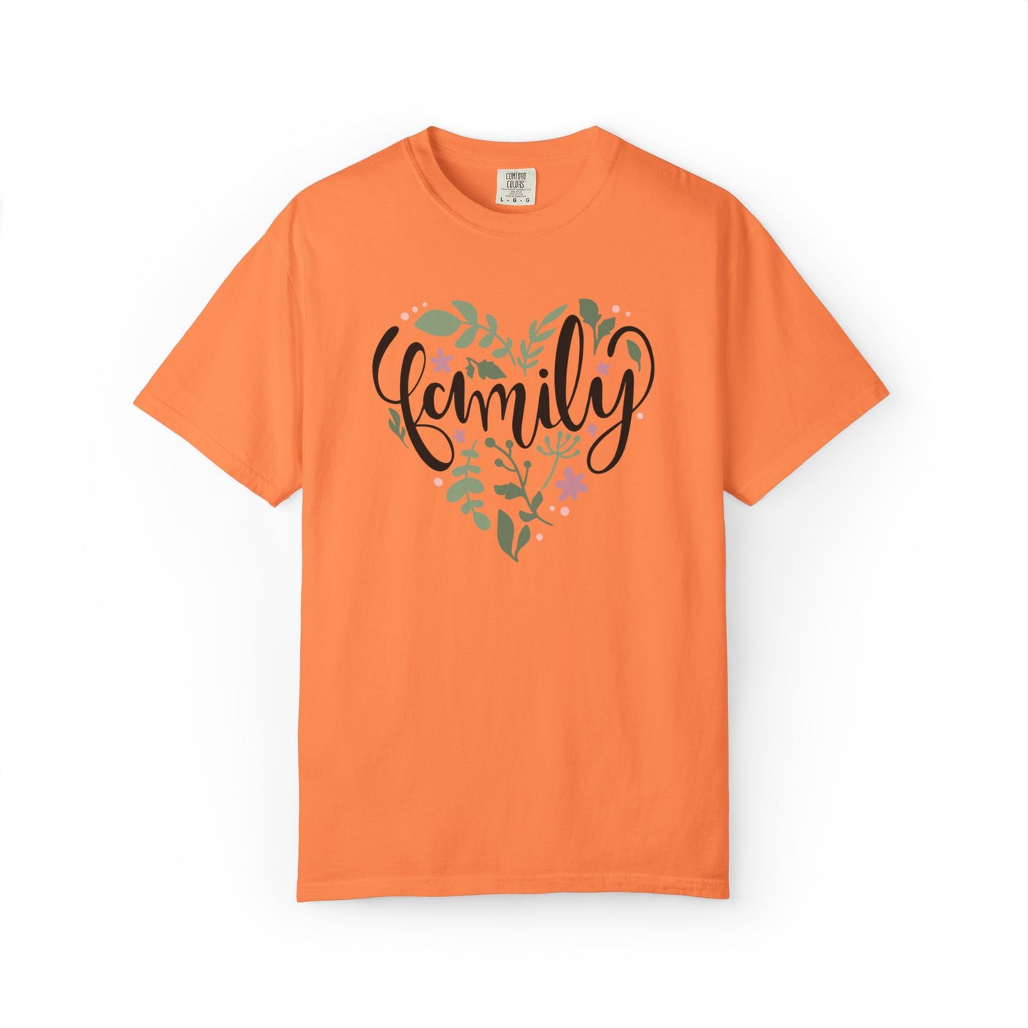 Family Trendy Tee Hug Rainbow Passion Unconditional Soulful Connection Siblings Love Parents Unisex Heavy Cotton T-Shirt