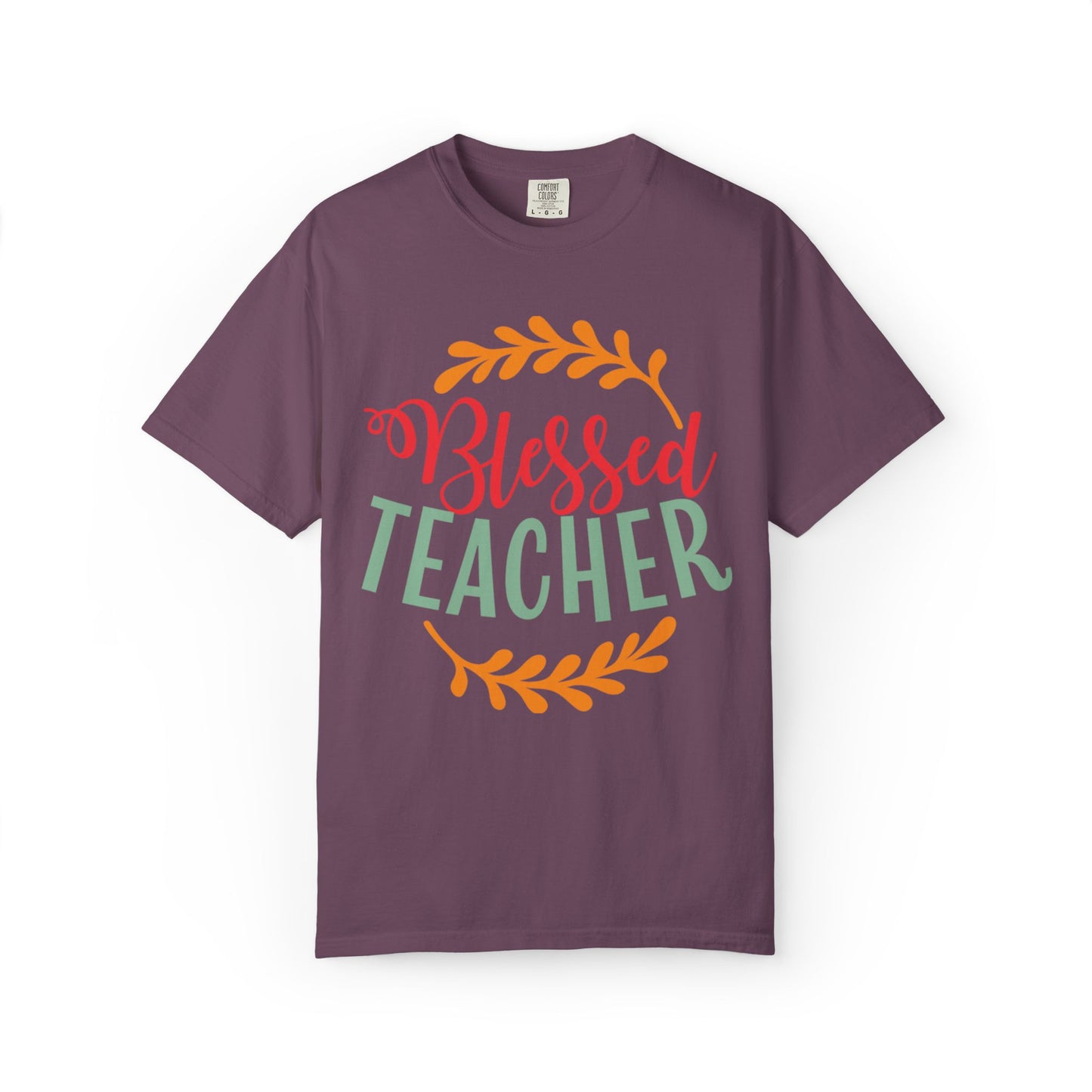 Blessed Teacher Role Model Supportive Learning Positive Reinforcement Moral Values Unisex Heavy Cotton T-Shirt