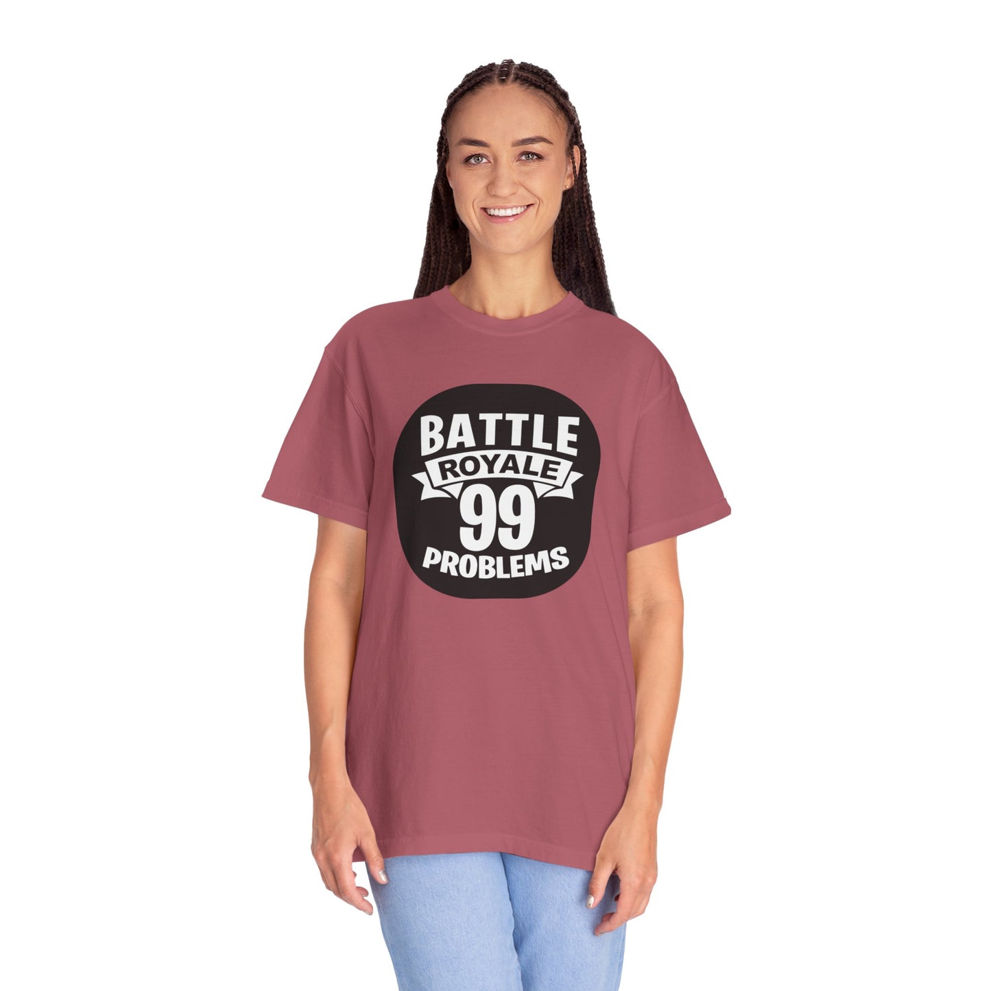 Battle Royal Multiplayer Madness Tee Thrilling Elimination High-Stakes Combat Unisex Heavy Cotton T-Shirt