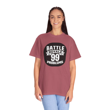 Battle Royal Multiplayer Madness Tee Thrilling Elimination High-Stakes Combat Unisex Heavy Cotton T-Shirt